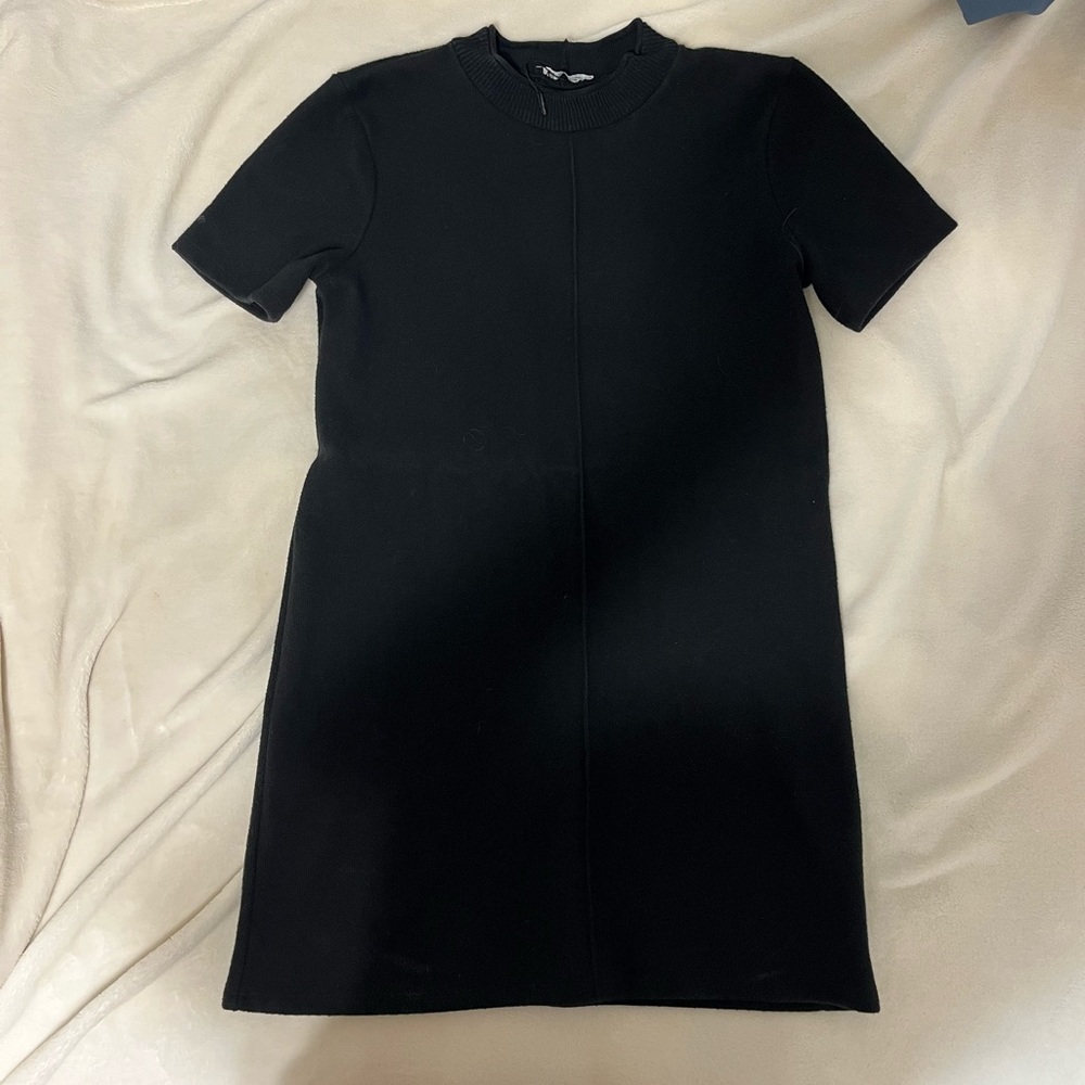 Zara Cotton Mini Short Sleeve Dress